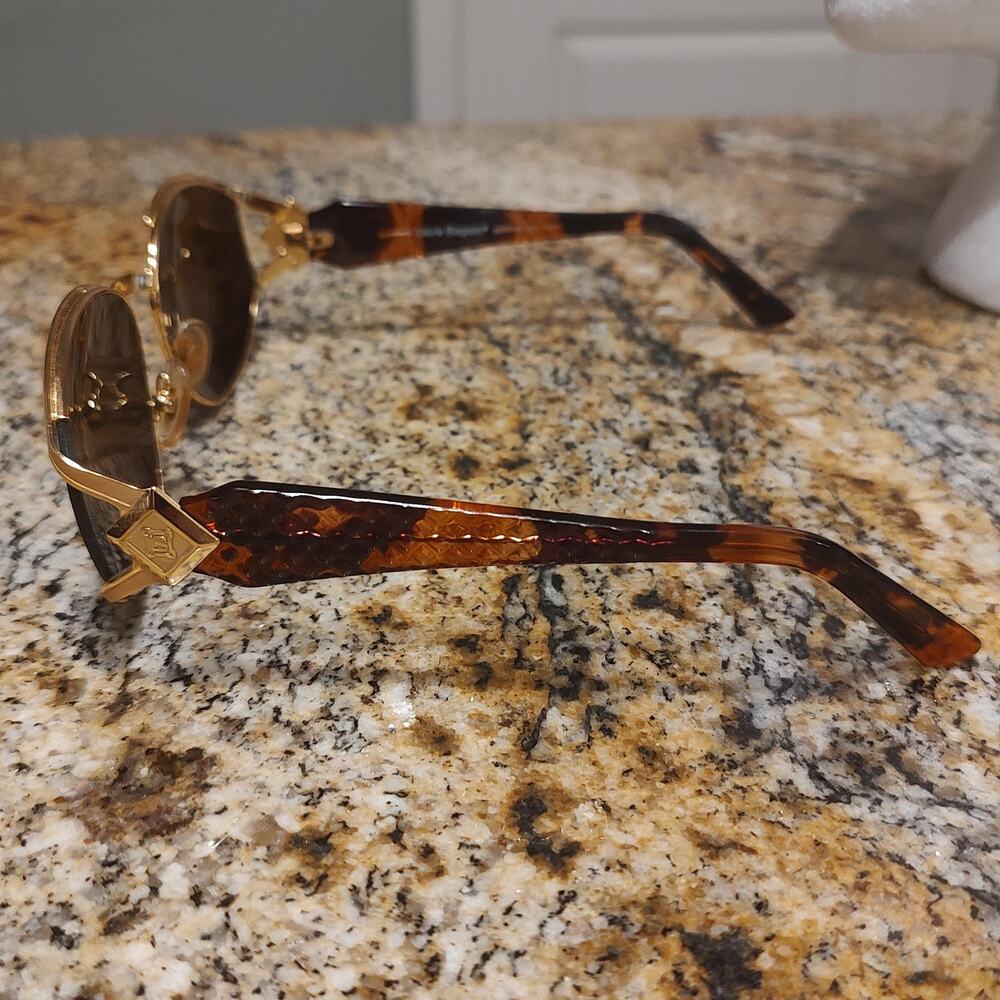 Laura Biagiotti Sunglasses Womens Italian Designer B-713/S Tortoise Gold Brown View 4